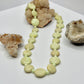 Gold Lemon Chrysoprase Beaded Necklace