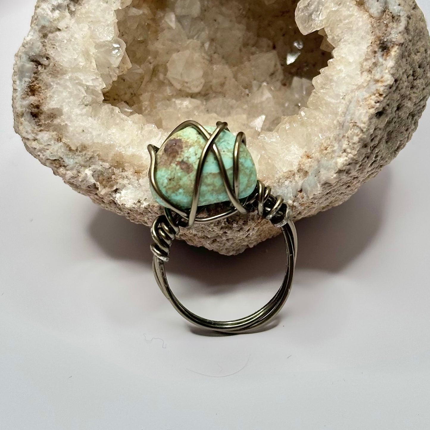 Charcoal Turquoise Ring