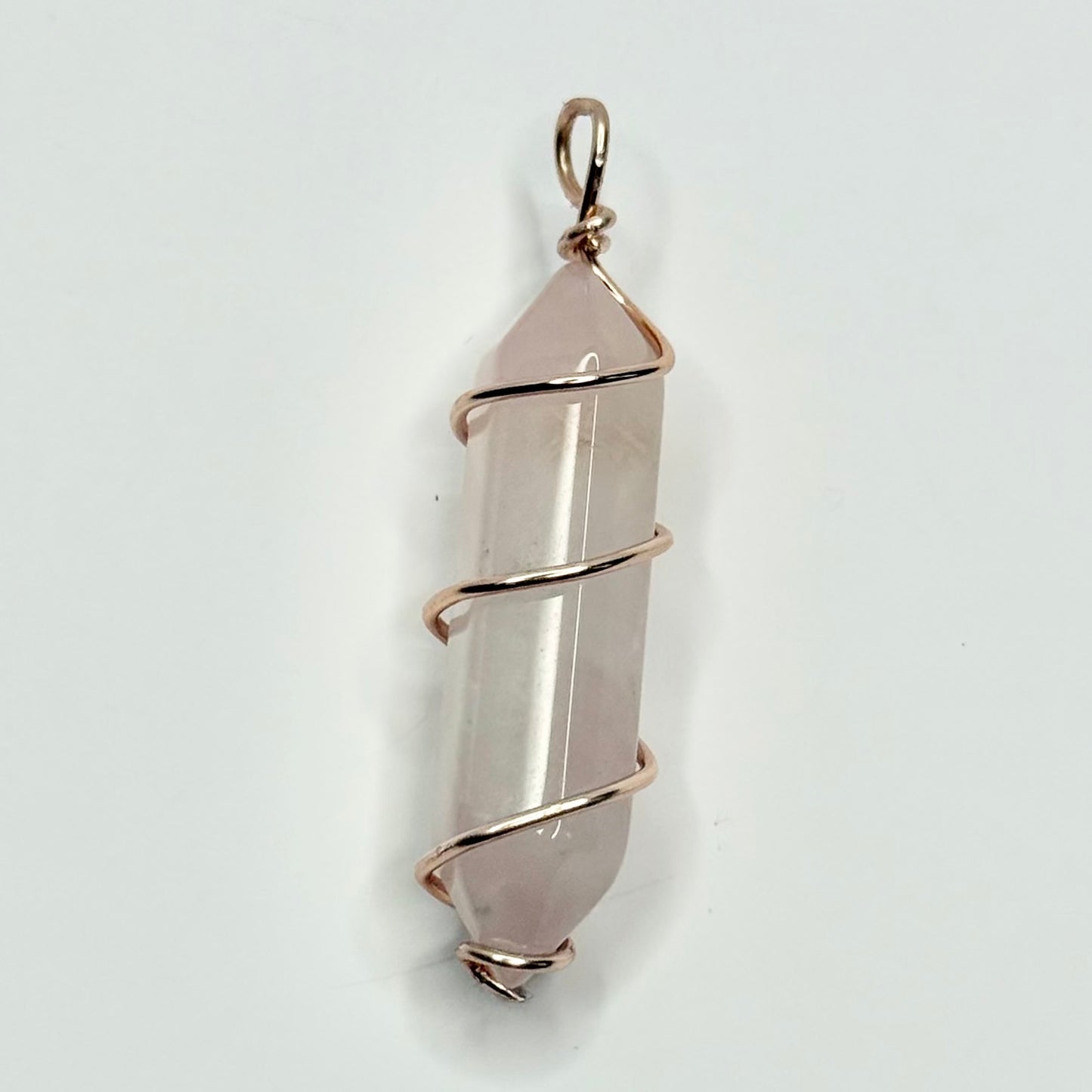 Rose Gold Rose Quartz Necklace