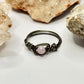 Charcoal Pink Pearl Ring