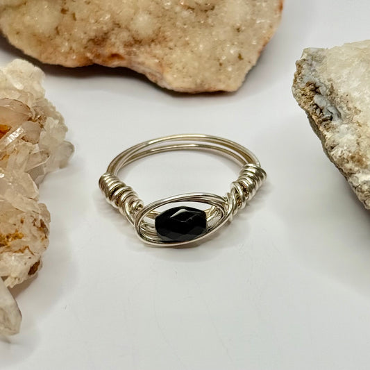 Sterling Silver Onyx Ring