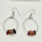 Sterling Silver Ruby Zoisite Earrings