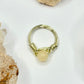 Gold Yellow Calcite Ring