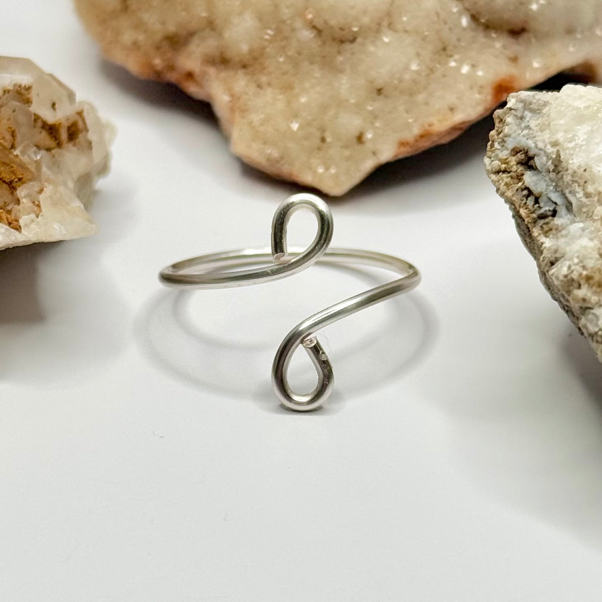 Silver Bypass Ring