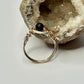 Sterling Silver Blue Goldstone Ring