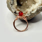 Rose Gold Carnelian Ring