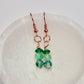 Rose Gold Resin Earrings