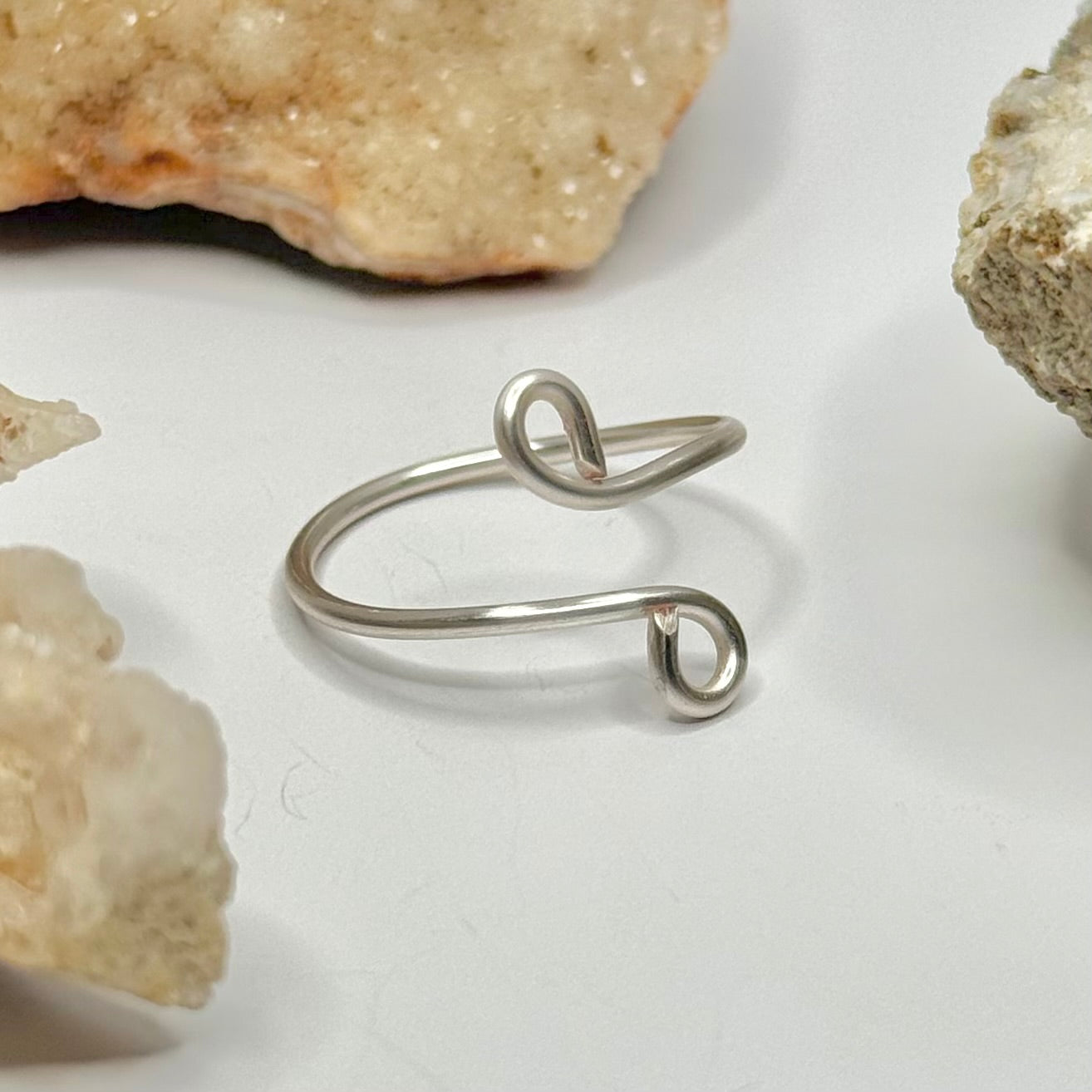 Silver Bypass Ring