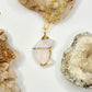 Gold Opalite Moon Necklace