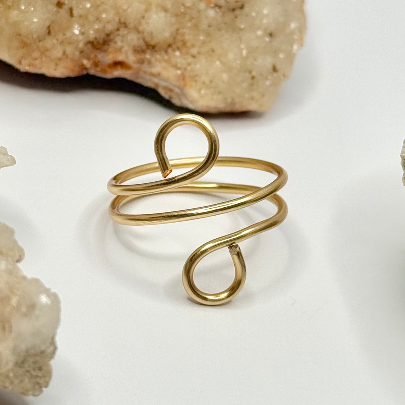 Gold Swirl Ring