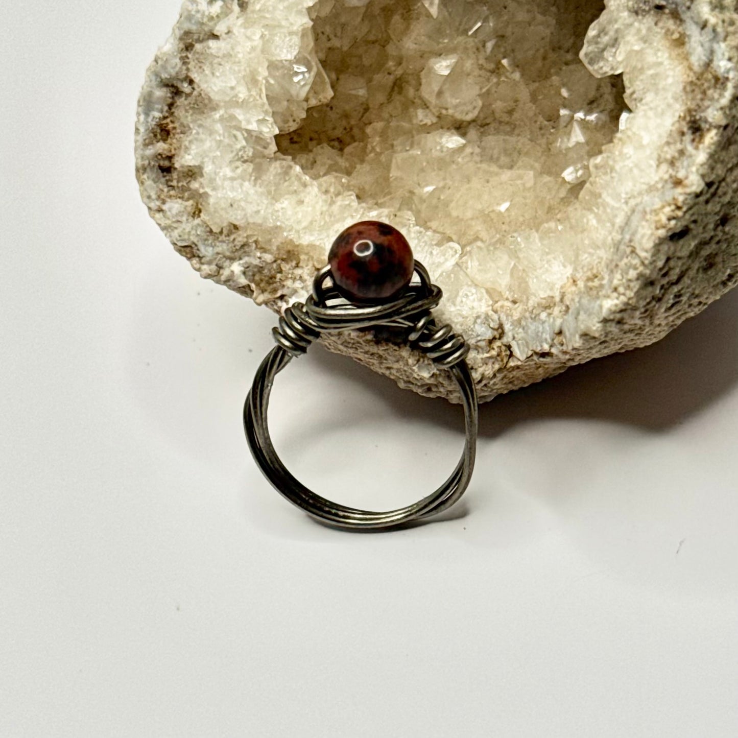 Charcoal Jasper Ring
