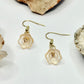 Gold Flower Earrings