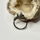 Charcoal Crazy Lace Agate Ring