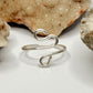 Silver Coil Bypass Ring