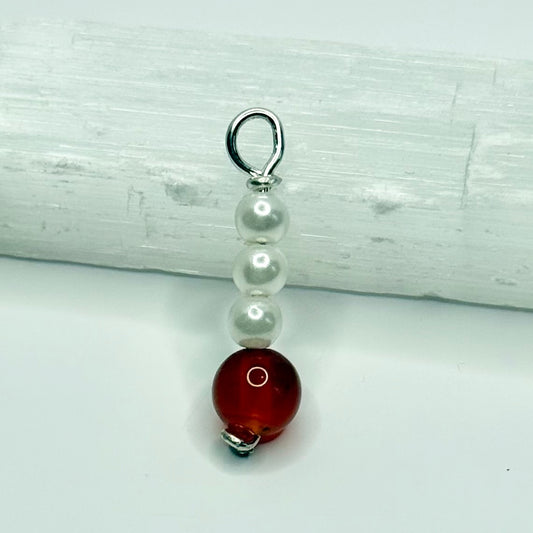 Sterling Silver Carnelian Pendant
