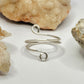 Silver Swirl Bypass Ring