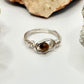 Silver Tigers Eye Ring