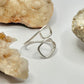 Silver Squared Bypass Ring