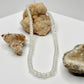 Fire and Ice Quartz Beaded Necklace