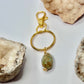 Gold Rainforest Jasper Keychain