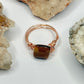 Rose Gold Tigers Eye Ring