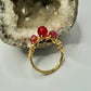 Gold Carnelian Ring