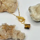 Gold Tigers Eye Toggle Necklace
