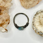Charcoal Blue Beryl Ring