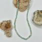 Silver Amazonite Beaded Necklace