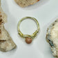 Gold Rhodonite Ring