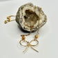 Gold Jasper Bow Necklace
