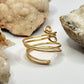 Gold Swirl Wrap Ring