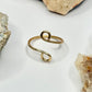 Gold Bypass Ring