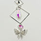 Silver Butterfly Suncatcher