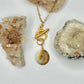 Gold Shell Toggle Necklace