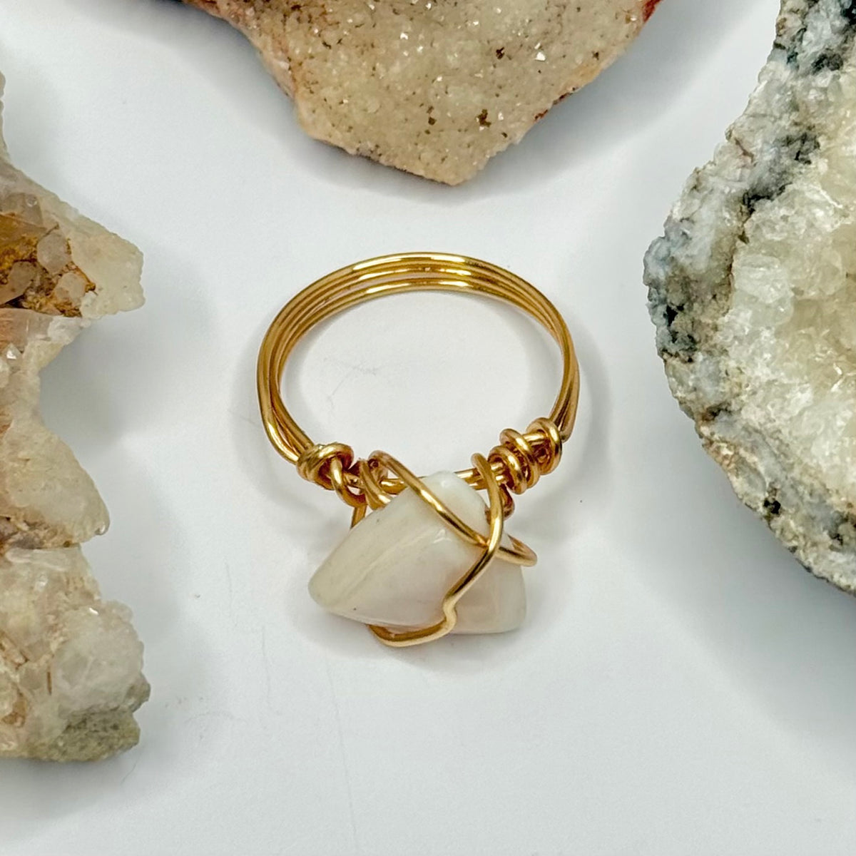 Gold Shell Ring