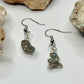 Silver Labradorite Earrings