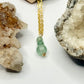 Gold Fluorite and Dyed Calcite Necklace