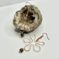 Rose Flower Unakite Earrings