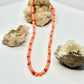 Gold Coral Beaded Necklace
