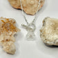 Silver Flower Toggle Necklace