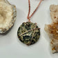 Rose Gold Preseli Bluestone Necklace