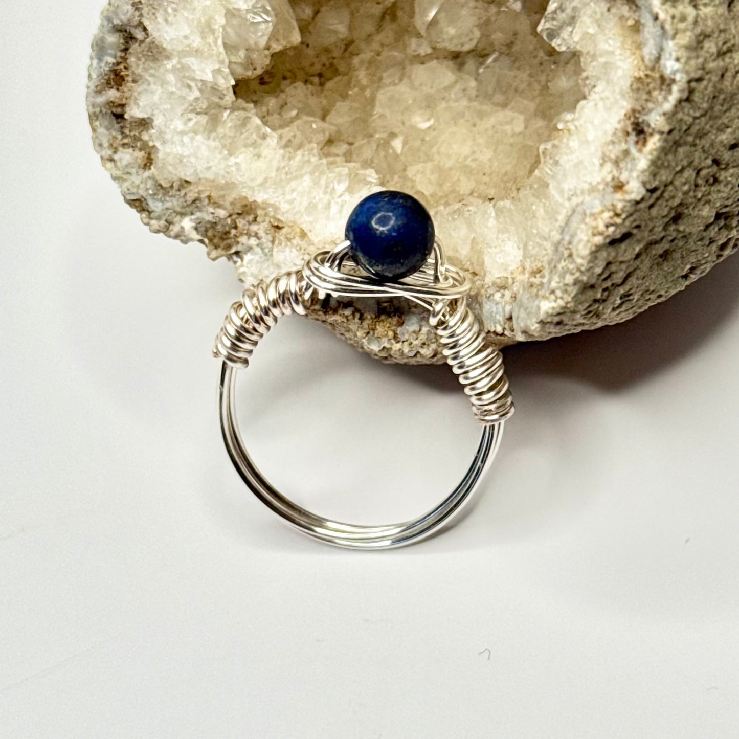 Silver Lapis Ring