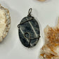 Charcoal Picasso Jasper Pendant
