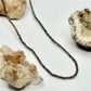 Gold Smoky Quartz Beaded Necklace