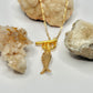 Gold Fish Toggle Necklace