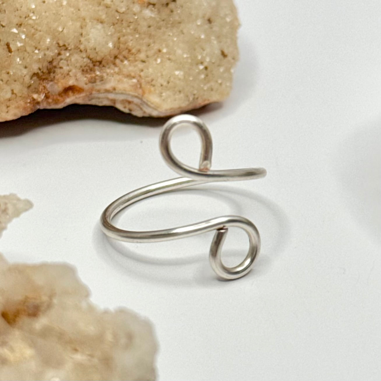 Silver Swirl Ring