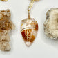 Gold Golden Healer Quartz Necklace