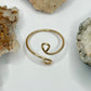Gold Bypass Ring