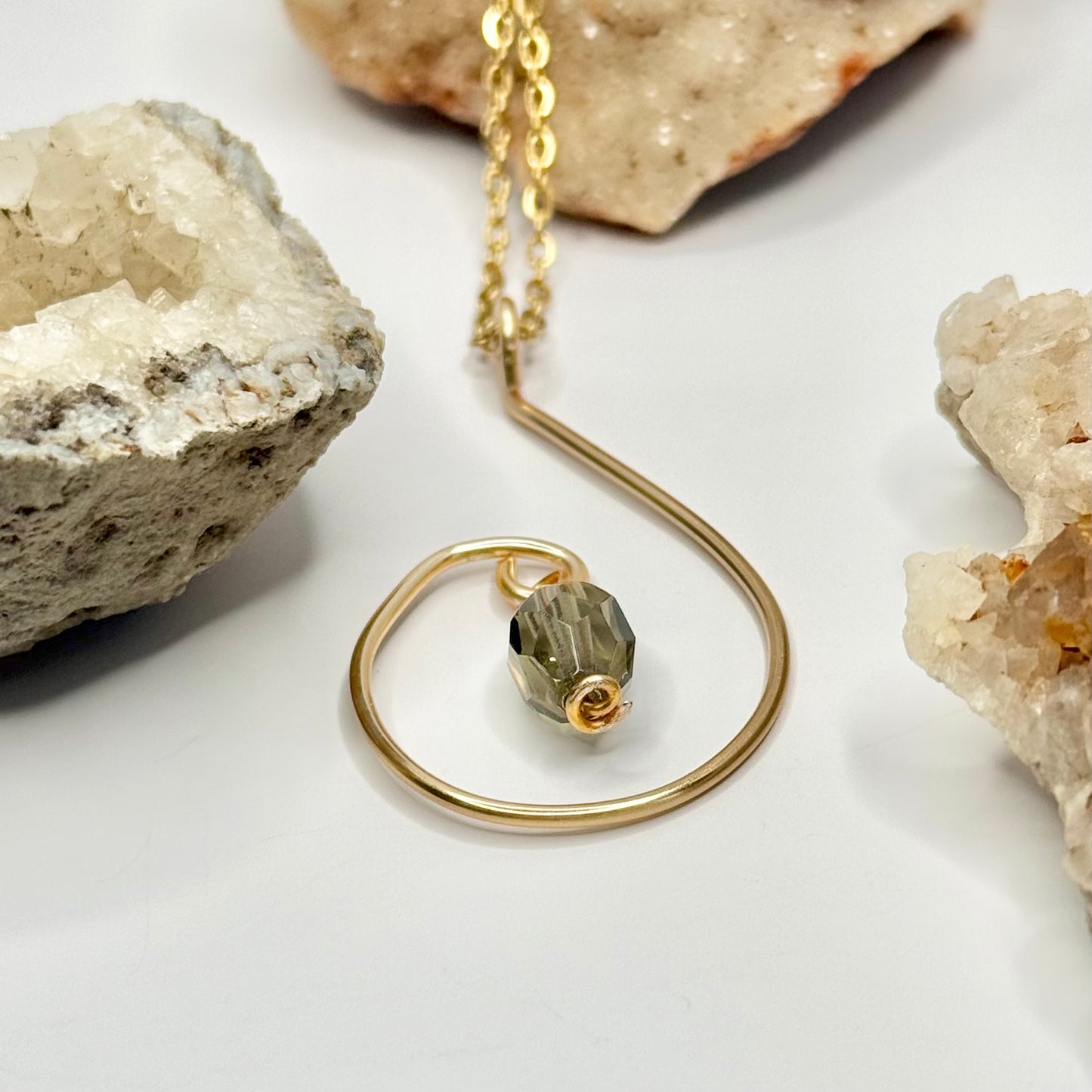 Gold Swirl Necklace